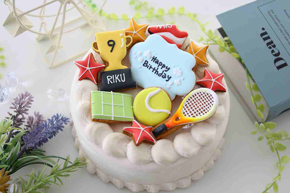 テニス 【アイシングクッキー】 オーダー 誕生日 プレゼント お祝い お