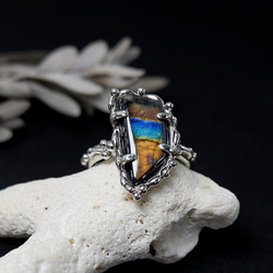 インディアンジュエリー リング フェザー シルバー925 ターコイズ