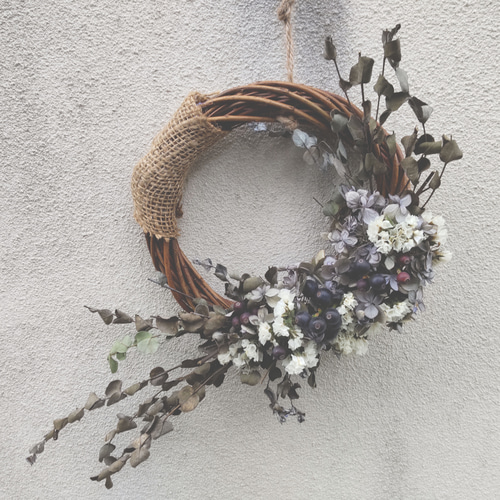 シャリンバイのクレセントリース ドライフラワー pirika2002 通販