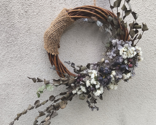 シャリンバイのクレセントリース ドライフラワー pirika2002