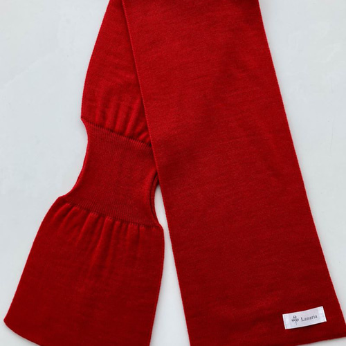 ソフトで優しい肌触り】リボンみたいなコンパクトミニマフラー