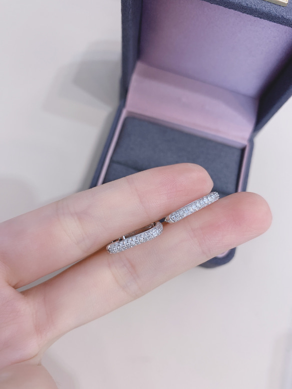 天然ダイヤモンドピアス0.5ct　k18 1枚目の画像