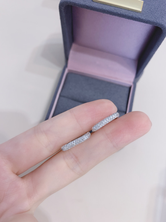 天然ダイヤモンドピアス0.5ct　k18 2枚目の画像