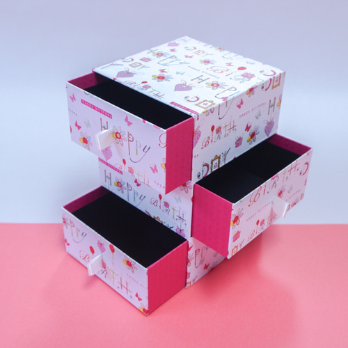 3段の引き出しボックス ギフトボックス 箱のしたて屋 通販 17018817