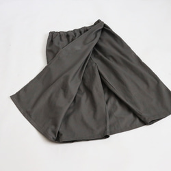 ⁑ラスト１　春ウララＳＡＬＥ　コットンチノ生地　ラップ 巻き スカート＆パンツ　チノパンK73 3枚目の画像