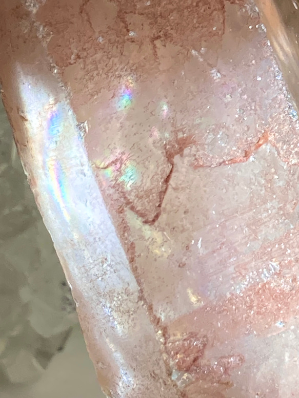 レコードキーパー✨　ゴイアス州産　レッド　レムリアンシードクリスタル 原石　水晶 13枚目の画像
