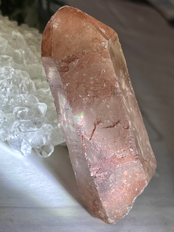 レコードキーパー✨　ゴイアス州産　レッド　レムリアンシードクリスタル 原石　水晶 12枚目の画像