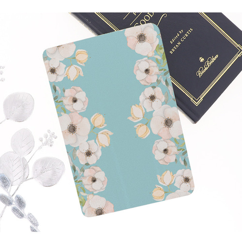 水彩花柄のipadケース A16 11インチ 第11世代 レディース スタンド付き