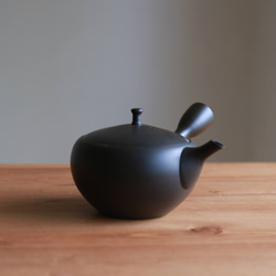 おひとり様で楽しむお茶セット「洗いやすく手入れのしやすい平丸急須」梅原タツオさんのつくる常滑急須・富士山湯呑み 11枚目の画像