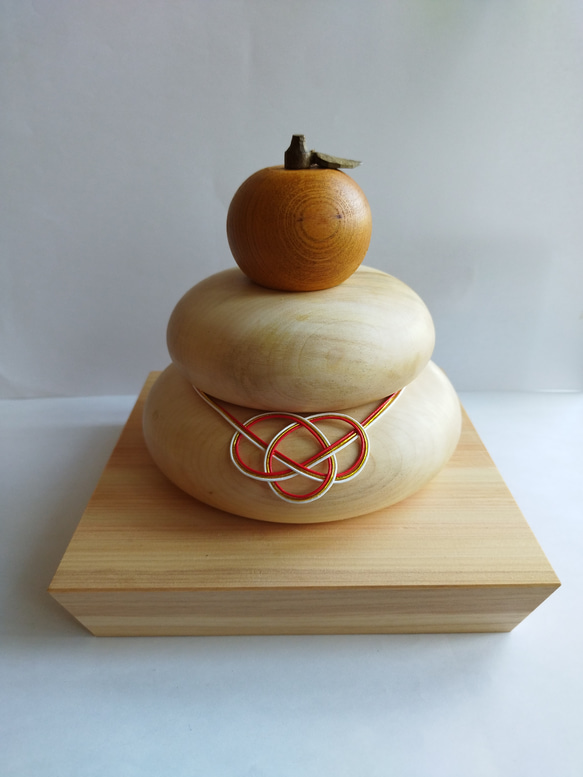 木製鏡餅・特大 鏡餅 kunugiyama workshop 通販 17019708｜Creema