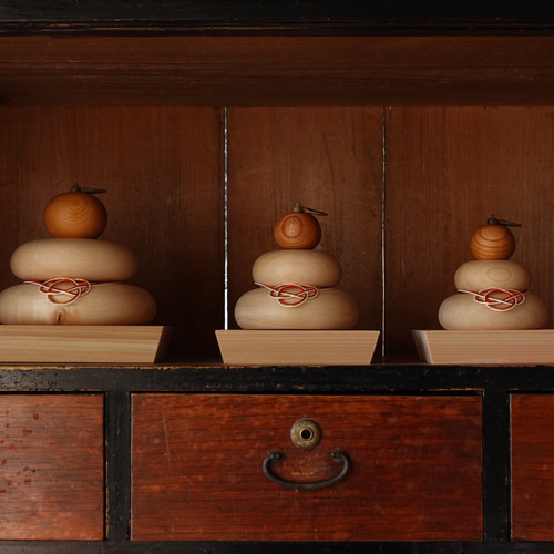木製鏡餅・特大 鏡餅 kunugiyama workshop 通販 17019708｜Creema