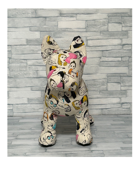 ハンドメイド フレンチブルドッグ ぬいぐるみ 海外作家さま ハンドメイド フレンチブルドッグ ぬいぐるみ 海外作家さま