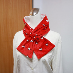 Little Love 調節可能なショート スカーフ 暖かいスカーフ、両面、2 色、大人にも子供にも適しています。 2枚目の画像
