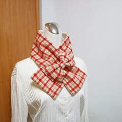 調節可能なショートスカーフ、暖かいスカーフ、両面、2色、大人にも子供にも適しています。 1枚目の画像