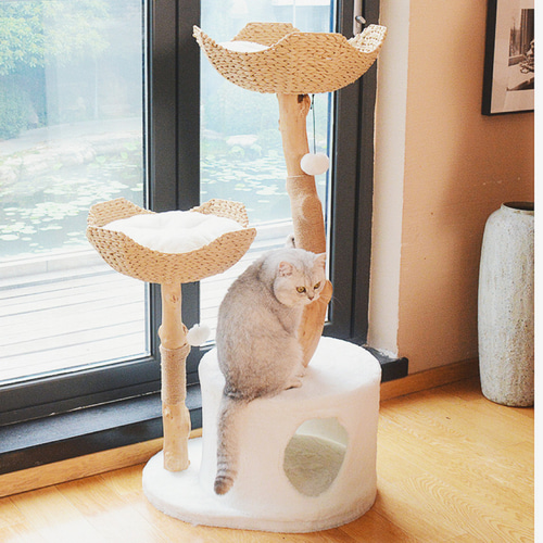 流木を使った天然素材のキャットタワー 木製 キャットタワー 天然素材 キャット タワー 猫 ハウス 【公式通販】