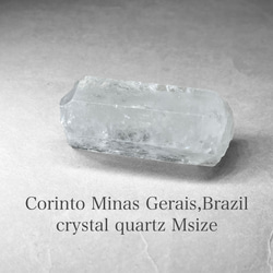 Corinto Minas Gerais crystal/ミナスジェライス州コリント産水晶M - 27：セルフヒールド 1枚目の画像