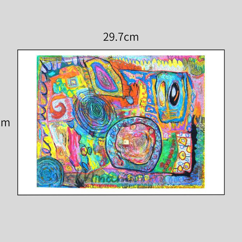 絵画ハンドメイド 潜在意識の世界】色彩が交差する内なる構造 絵画 MINAMI GALLERY 通販