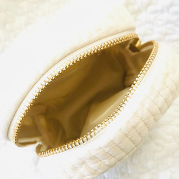 Sサイズ　Princess font  Princess bear minipouch   ヌビ　刺繍　プリンセス　くま 5枚目の画像