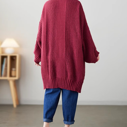 JOIN♥秋冬 厚手のセーター　ゆったりとした太毛糸のニット　カーディガンコート 7枚目の画像