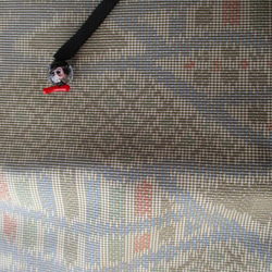 ７５２５　色大島紬の着物で作った和風財布・ポーチ＃送料無料 9枚目の画像