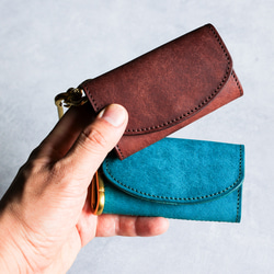 【お得な1000円引】選べるペアセット イタリアンスクラッチ・オイルレザー キーケース TOTTI 7枚目の画像