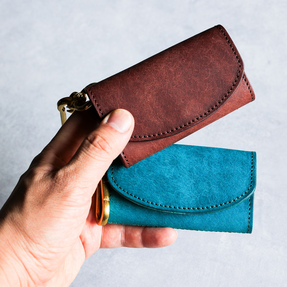 【お得な1000円引】選べるペアセット イタリアンスクラッチ・オイルレザー キーケース TOTTI 7枚目の画像