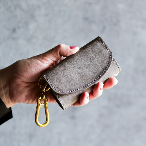 【お得な1000円引】選べるペアセット イタリアンスクラッチ・オイルレザー キーケース TOTTI 11枚目の画像