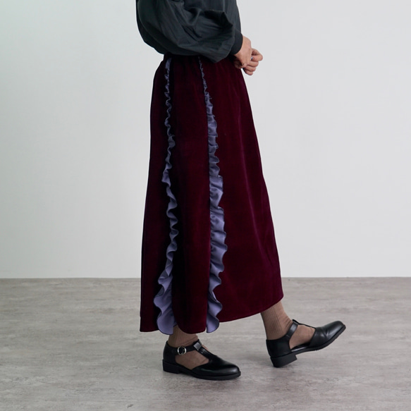 水母裙/波爾多絲絨/三河紡織 第3張的照片