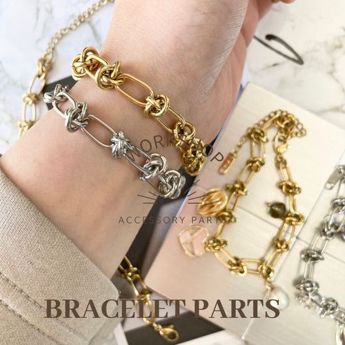 16様　オーダー品　ナバホチェーン　ブレスレット　延長パーツ　フック LONE ONES【正規取扱店】ロンワンズ：MFフック ミニシルク