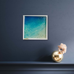 原画販売　アートパネル  NO.3砂紋の海 ジャケサイズ　30×30 7枚目の画像