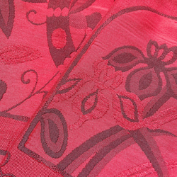 桔梗かわいい  粋なリメイク半幅帯 帯 帯リメイク 刺繍帯 帯リメイク 和装 和柄 着付け 男女兼用 （W51203） 7枚目の画像