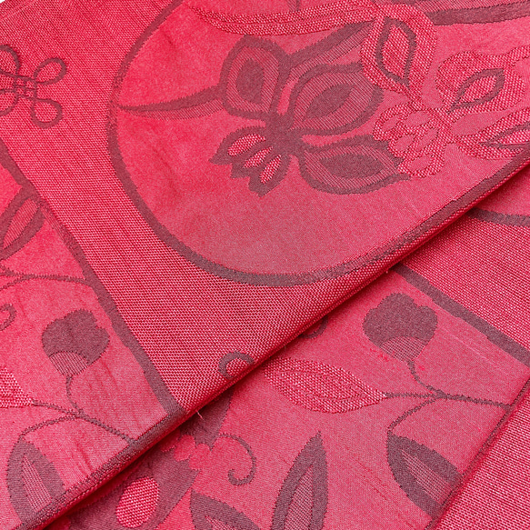 桔梗かわいい  粋なリメイク半幅帯 帯 帯リメイク 刺繍帯 帯リメイク 和装 和柄 着付け 男女兼用 （W51203） 6枚目の画像