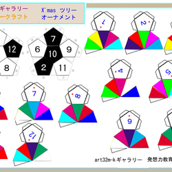 サグラダファミリア　マリアの塔　星の冠 大２５ｃｍφ  ペパクラ＋  小星形１２面体　セット　　A４版5枚 6枚目の画像