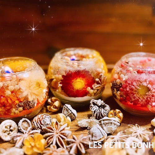 ボタニカルジェルキャンドル Mサイズ キャンドル・キャンドルホルダー