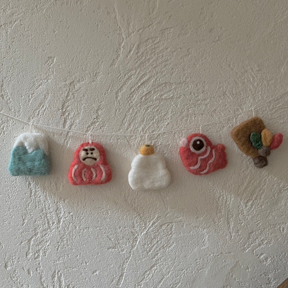 お正月ガーランド 2枚目の画像