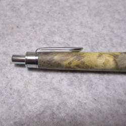 バックアイバール　キヌカオイル仕上げ　木軸シャープペンシル(ボールペン)　希少材　 9枚目の画像