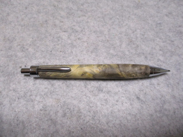 バックアイバール　キヌカオイル仕上げ　木軸シャープペンシル(ボールペン)　希少材　 1枚目の画像