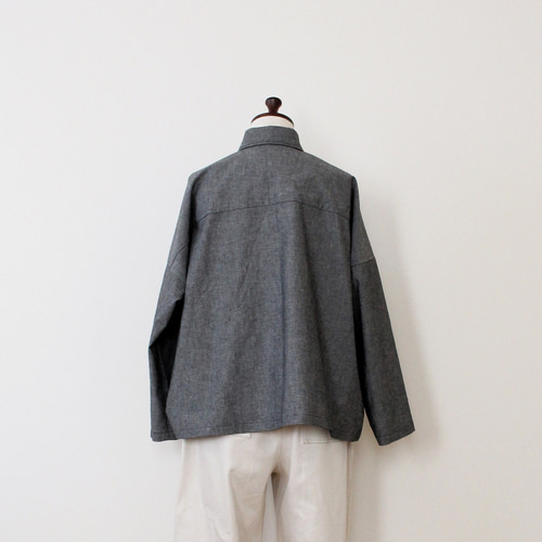 ネストローブ　ダンガリーシャツジャケット　コットンリネン　日本製　2023モデル ダンガリーシャツジャケット ＊＊ | 表参道店 | nest Robe Shop