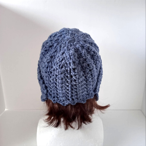 anri NY ニットビーニー navy ハンドメイド 24in-anri-hatnyb_006.jpg