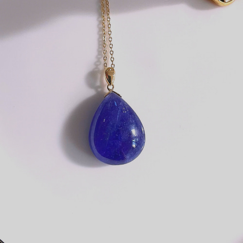 天然無処理タンザナイト ネックレス10.8-4.5