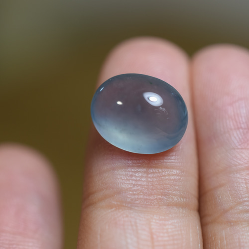 R23-187 上質 楕円 宝石質 氷種 天然グアテマラ産 藍水 A貨 本翡翠