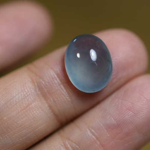 R23-187 上質 楕円 宝石質 氷種 天然グアテマラ産 藍水 A貨 本翡翠