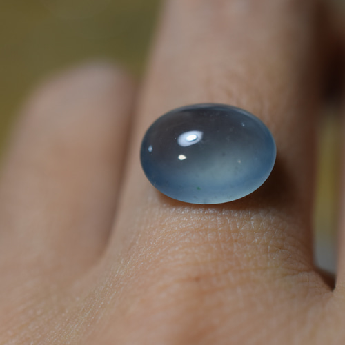 R23-187 上質 楕円 宝石質 氷種 天然グアテマラ産 藍水 A貨 本翡翠