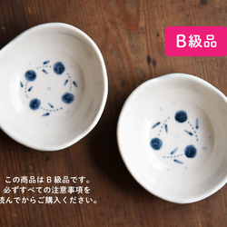 【B級品】海のお皿　花柄【12/20〜1/5期間限定販売】 1枚目の画像