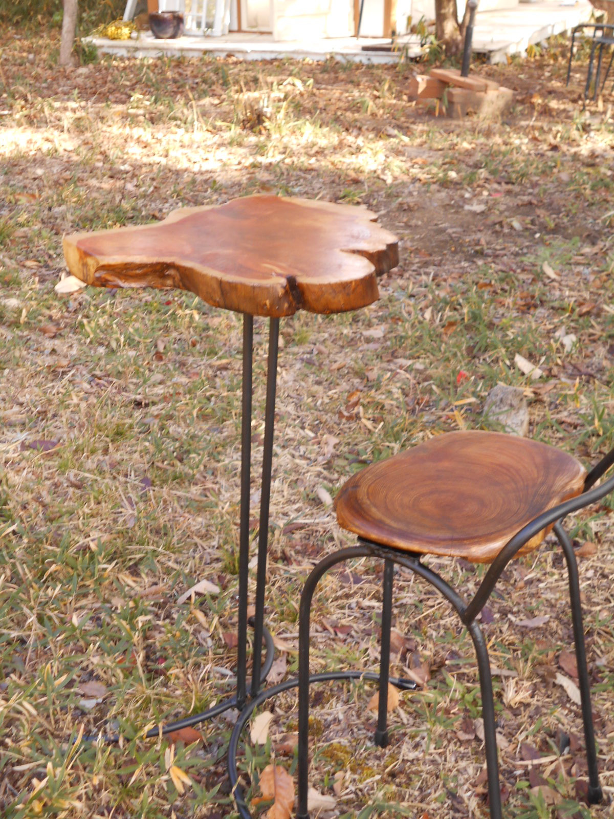 カイズカイブキ  ひとりカフェテーブルイスセット　12-18