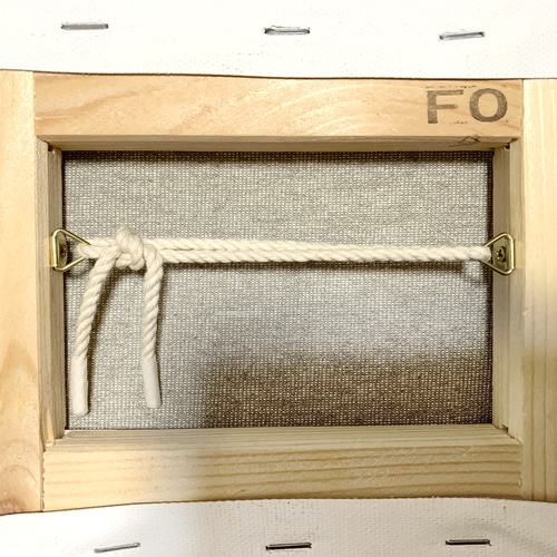 原画 油絵 共存 色彩で表現するアート 抽象画 F0号 ブルー