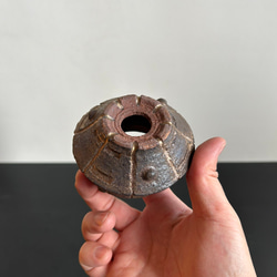 Φ6.0×h5.1㎝ 金属釉 植木鉢 UFO豆鉢 4枚目の画像
