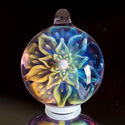 ☆新品☆ペーパーウエイト・飾物・カラフルな花模様のガラス玉 花のペーパーウェイト | iichi 日々の暮らしを心地よくする