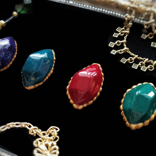 quatorzeans】露店商の宝石《ブローチ》 ブローチ 鉱物式雑貨店 通販