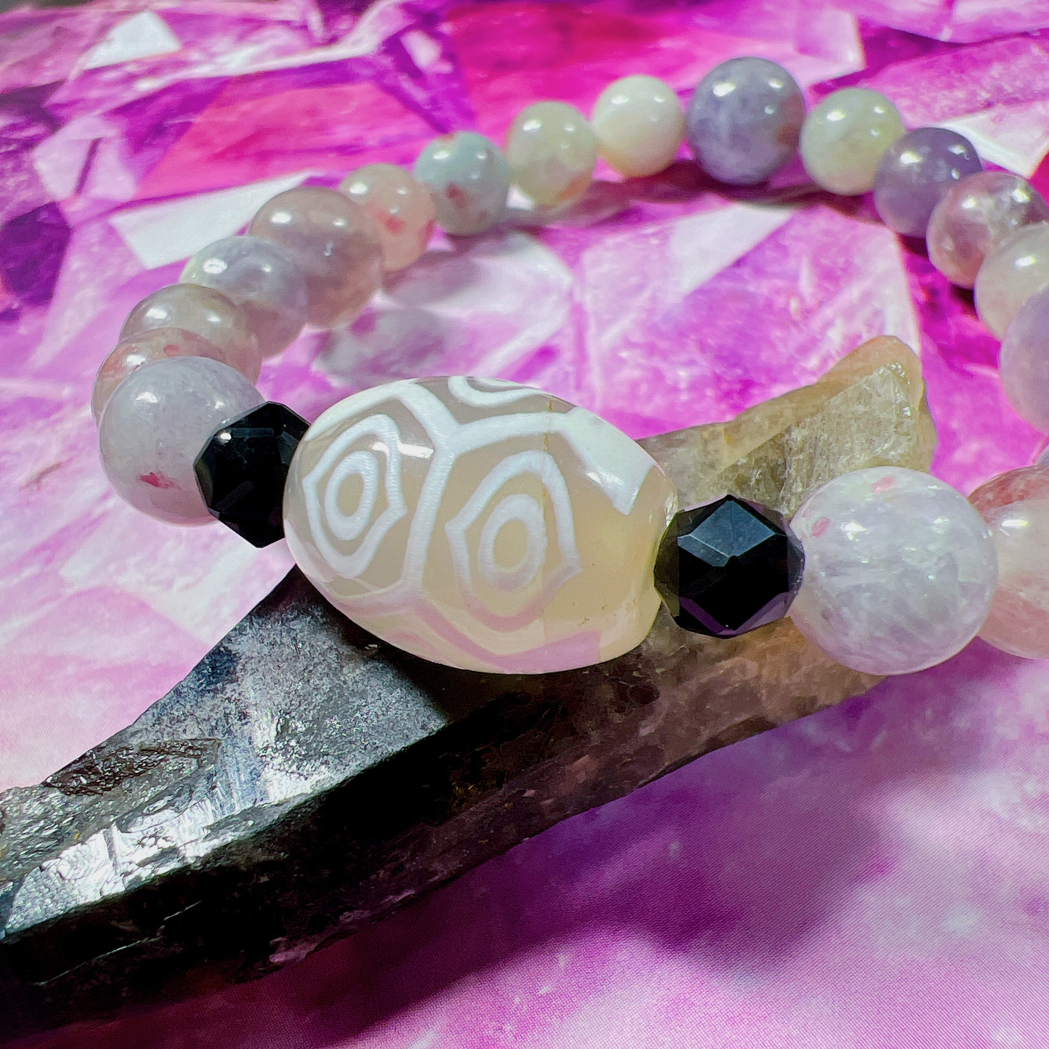 『龍様を味方に』☆龍眼☆ユニコーンストーン☆惑星のような色合いが魅力的♡